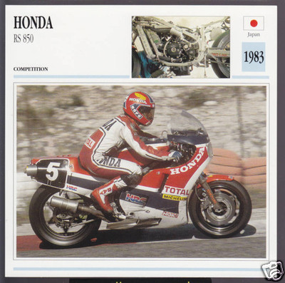HONDA RACING SPIRITS 1987年カレンダー HONDA RACING SPIRITS 1987年カレンダー